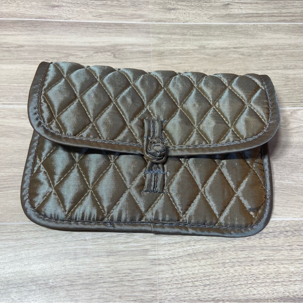 BRIGHTON / Your True Color Gold Iridescent Carry All Pouch